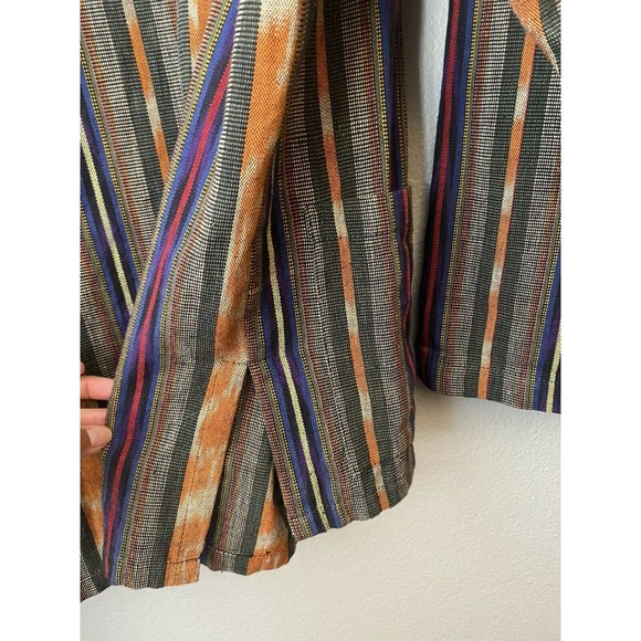 Chico's Design vintage Button jacket Med/Large stripes southwest Multi colors - Picture 7 of 7